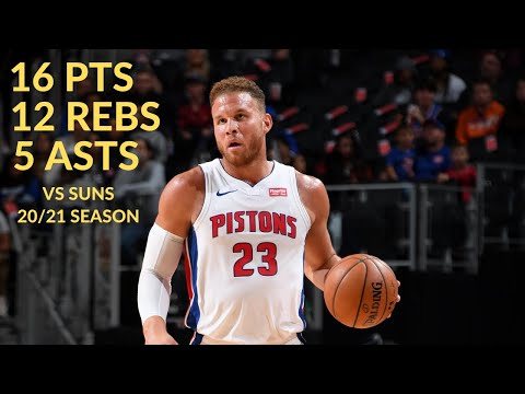 Blake Griffin 16 Pts 12 Rebs 5 Asts Highlights vs Phoenix Suns | NBA 20/21 Season