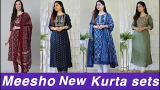 Meesho new arrival kurta sets // Cotton kurta sets // Fabulous store