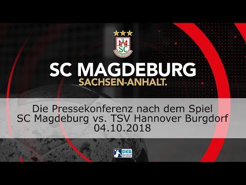 04.10.2018 Die PK nach dem Spiel SCM gg. TSV Hannover-Burgdorf