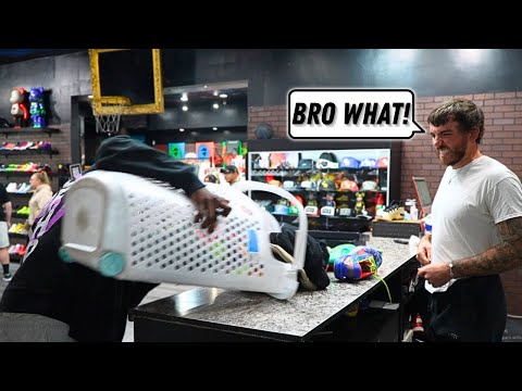 He Tried To Sell Some CRAZY SHOES!! 