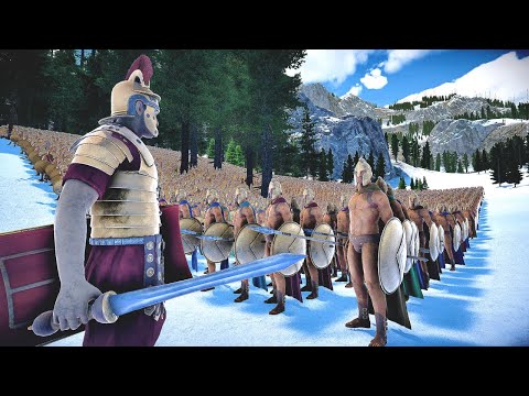 Can 3,500 Roman Generals Defeat 10 Squads In The Gorge - UEBS 2