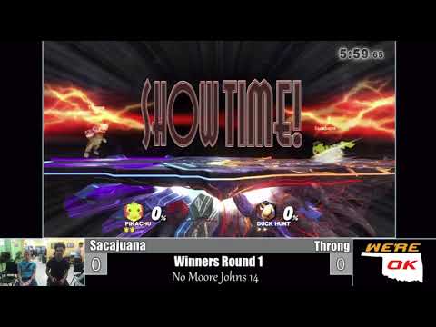 No Moore Johns 14 WR1: Sacajuana (Pikachu) vs Throng (Duck Hunt)