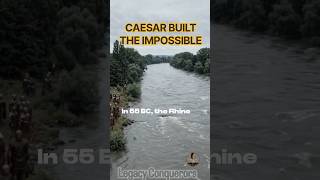 Caesar Built a Bridge Across the Rhine in 10 Days — Then Tore It Down | 55 BC #shorts