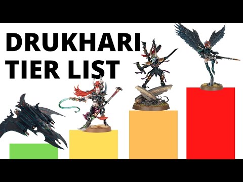 Drukhari Unit Tier List - Strongest and Weakest Units from the Dark Eldar Codex?