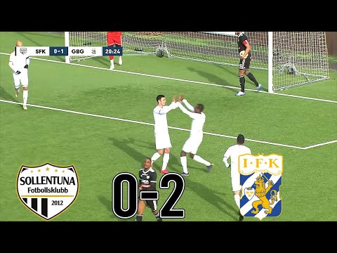 Highlights Sollentuna FK -  IFK Göteborg 0-2