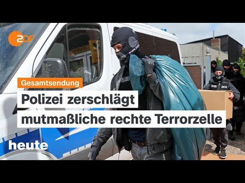 heute 19:00 Uhr vom 21.05.2025 Kein Vorsitz für AfD, Razzia gegen rechte Terrorzelle, Nullwachstum