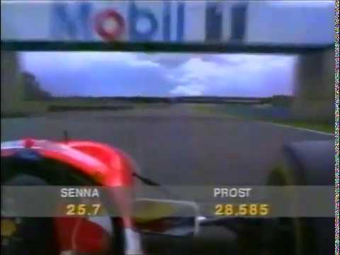 1993 f1 Ayrton Senna onboard lap silverstone qualific session with Mclaren Ford audio sincro 