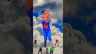 Shy Spider-Man Vs Marvel Characters #shorts #youtubeshorts #spiderman