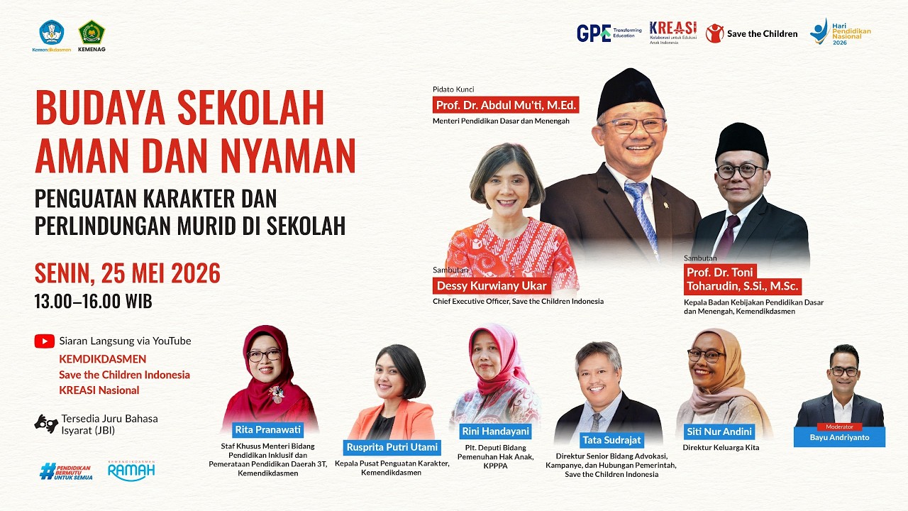 Budaya Sekolah Aman Dan Nyaman Dalam Rangka Penguatan Karakter Dan Perlindungan Murid Di Sekolah