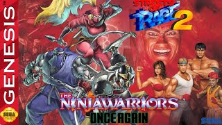Streets of Rage 2 The Ninja Warriors - Hack (Genesis) (For physical cart please read description)