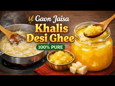 100% Pure Desi Ghee at Home | Only 1 Ingredient – Complete Guide by Tabi Cooks