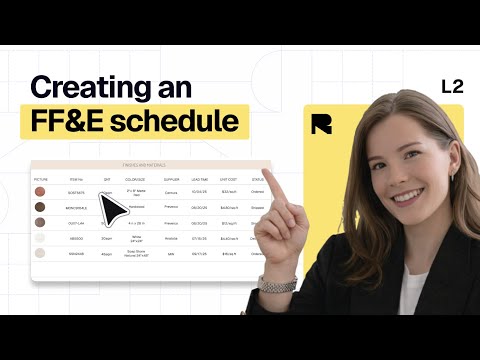 How to Create the Perfect FF&E Schedule — Professional Hotel Interior Design Procurement Documentation Guide