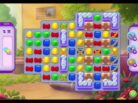 HomeScapes Level 5589 no boosters (11 moves)