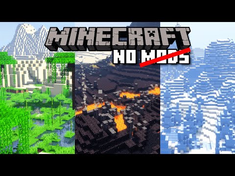 How To Get 50+ Amazing Biomes in Minecraft without Mods