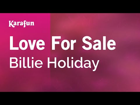 Love For Sale - Billie Holiday