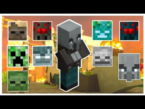 VINDICATOR VS ALL MOBS | MINECRAFT