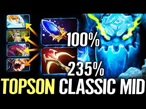 🔥 TOPSON Classic Meta Best Tiny MID — Daedalus + Aghanim 235% Crit Damage Tree Volley Dota 2 Pro