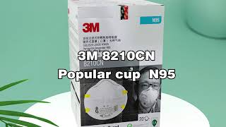 3M 8210CN N95 Masks (20-Pack)