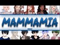 Måneskin - MAMMAMIA - If it were sung by a collab (Colour-coded Lyrics)