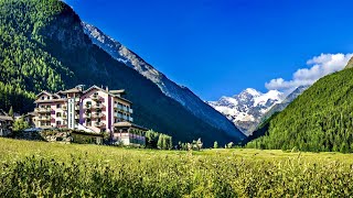 Bellevue Hotel & Spa, Aosta Valley (Italian Alps): full tour (SPECTACULAR locati