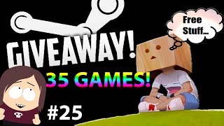 Steam Game Giveaway 2017 #25 || 35 Indie Games || Giveaway Active