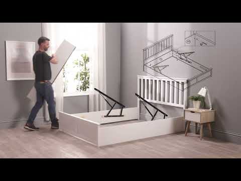 Aspire Wooden Ottoman Bed Assembly