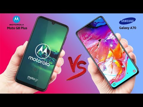 Motorola Moto G8 Plus VS Samsung Galaxy A70 - Full Comparison