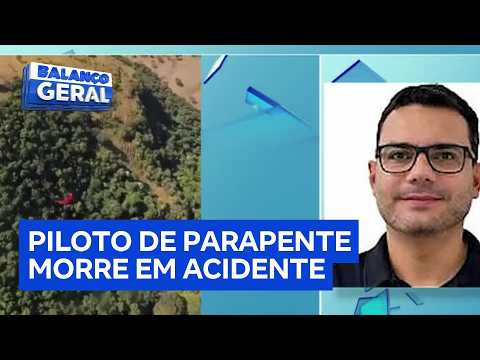Piloto de parapente morre em acidente durante voo no interior de São Paulo