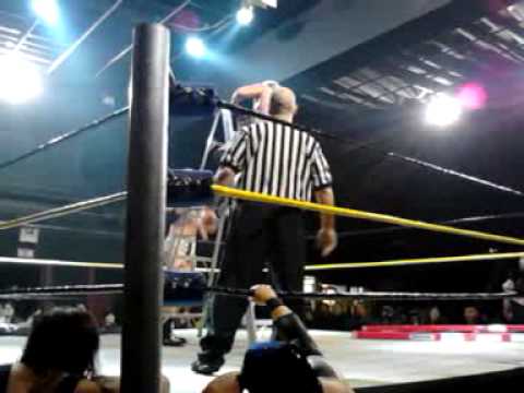 Ladder cracks Tanner Reynolds in the back of the head!