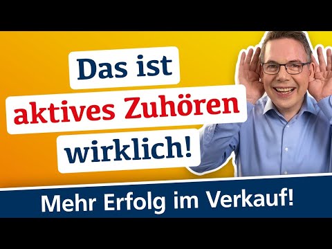 Was aktives Zuhören wirklich ist! Zumindest mehr als nicken und wiederholen ...