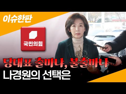 [이슈한판] 당대표 출마냐, 불출마냐…나경원의 선택은 / 연합뉴스TV (YonhapnewsTV)