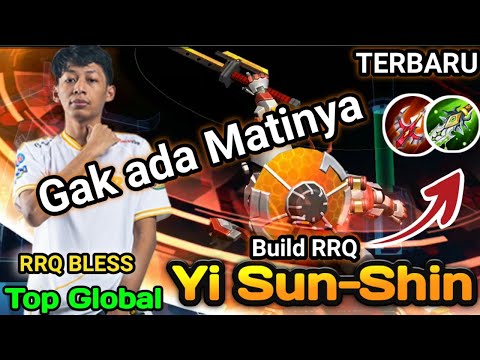 RRQ BLESS |  Yi Sun Shin best build |  Top Global - MLBB