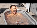 "IM FREEZING MY BALLS OFF!" REGIS PROGRAIS SUFFERS IN ICE BATH RECOVERING FOR JOSH TAYLOR FIGHT