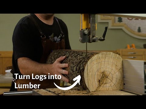 Logs to Lumber on a Bandsaw