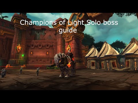 How to Solo Champion of Light Normal/Heroic Battle of Dazar'alor