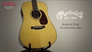 Video thumbnail for TFOA review | Martin D-28 Authentic 1941 guitar by The Fellowship of Acoustics