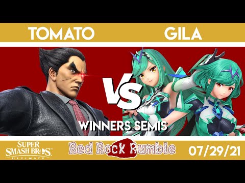 Red Rock Rumble #98 - Tomato (Kazuya) VS. Gila (Pyra/Mythra) - Winners Semis - Smash Ultimate