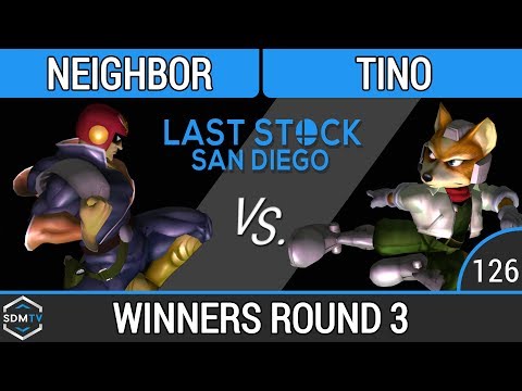 LSSD 126 - Neighbor (Falcon) vs. B2S | Tino (Fox) - SSBM WR3 - Smash Melee