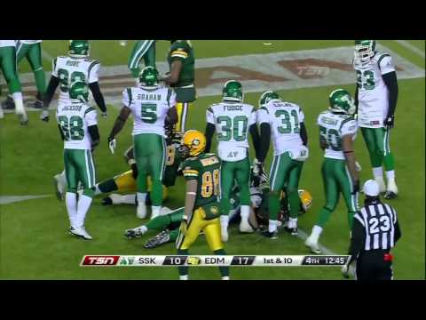 CFL Saskatchewan 20, Edmonton 23 - November 4, 2011