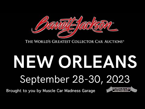 Barrett Jackson New Orleans 2023 - Day 2 - Featuring Cars From the 60's 70's & 80's #barrettjackson