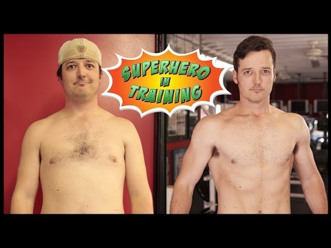 Superhero Workout 10-Week Transformations! - Clint & MysteryGuitarMan Video