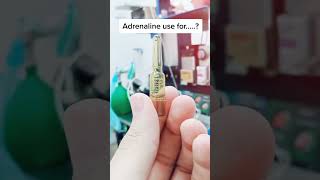 inj.Adrenaline Use For...? #medical #medicalstudent