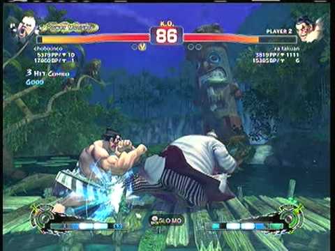 SSF4AE:  Rufus (chobixinco) vs.  E.Honda (ra takuan)  SD