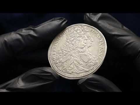 Lot 34 German States Schwarzenberg 1 Thaler 1696 MIM