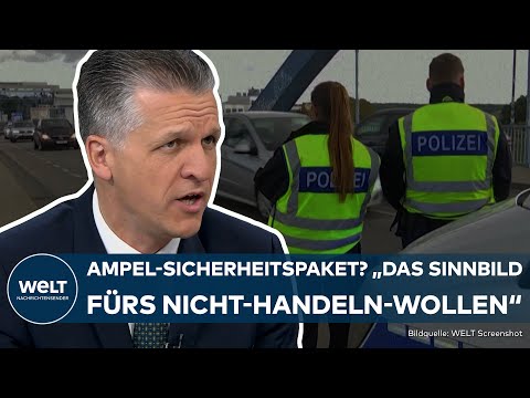SICHERHEITSPAKET: "Kann keine Antwort sein" - Thorsten Frei (CDU) schießt scharf gegen die Ampel