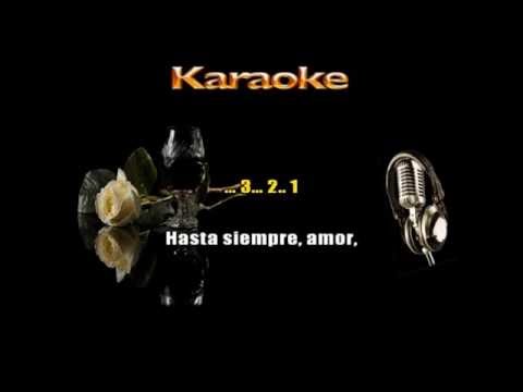 KARAOKE - BOLERO - HASTA SIEMPRE AMOR - LOS TRES DEL RECUERDO - AUTOR: FEDERICO SILVA