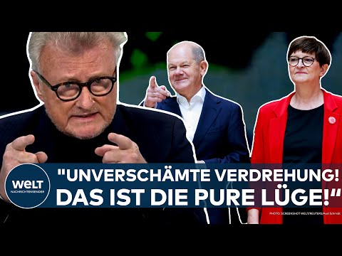 AMPEL-AUS: SPD-Chefin Saskia Esken? "Unverschämt! Das ist die pure Lüge!" - Hans-Ulrich Jörges