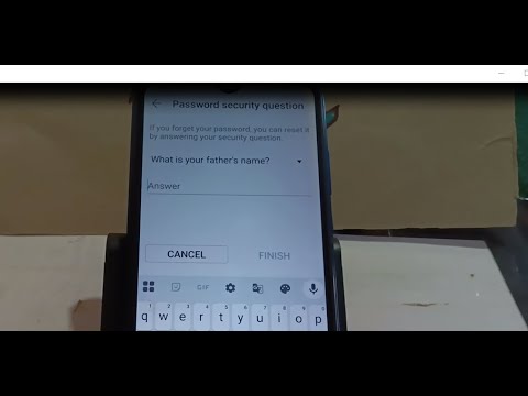 how to change security question of app lock in Honor 20i mobile