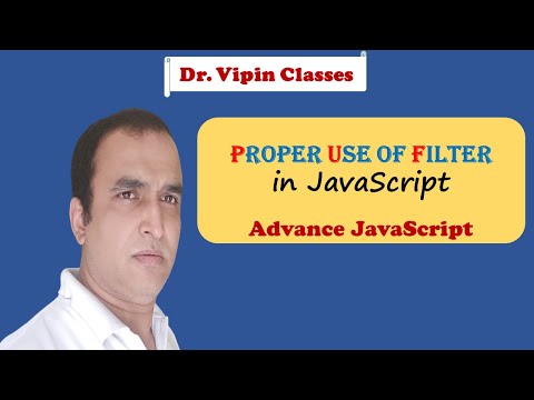 Javascript Es6 Tutorial 31 Filter In Javascript Higher Order Function Dr Vipin Classes