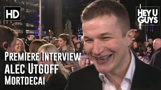 Alec Utgoff (Alexei in Stranger Things 3) Interview - Mortdecai UK Premiere video